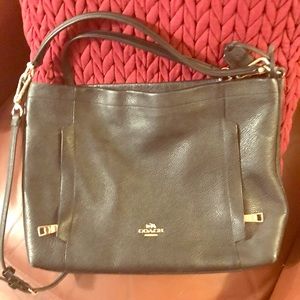 Coach cross body leather bag